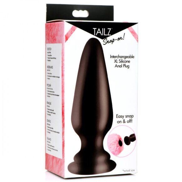 Interchangeable Silicone Anal Plug - XL - Image 6