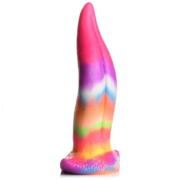 Unicorn Kiss Unicorn Tongue Glow-in-the-Dark Silicone Dildo - Image 5