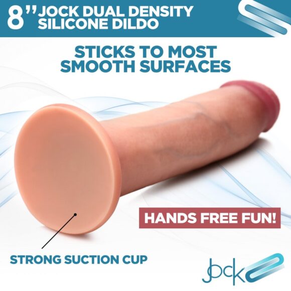 Ultra Realistic Dual Density Silicone Dildo - 8 Inch - Image 4