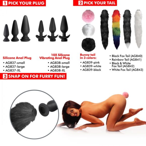 Interchangeable Silicone Anal Plug - XL - Image 3