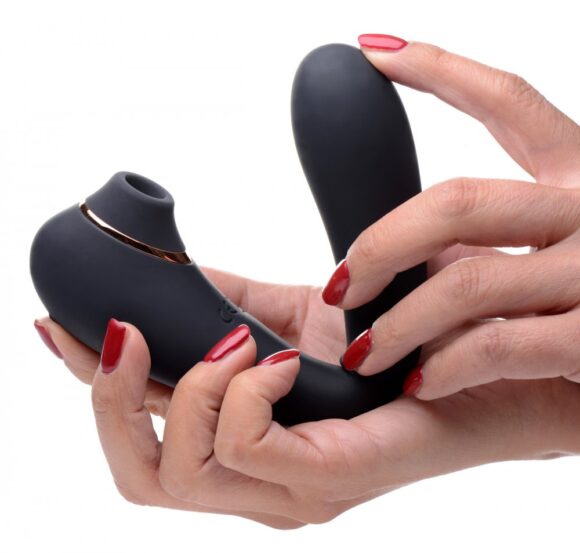 Shegasm Pose 7X Bendable Suction Silicone Vibrator - Image 2