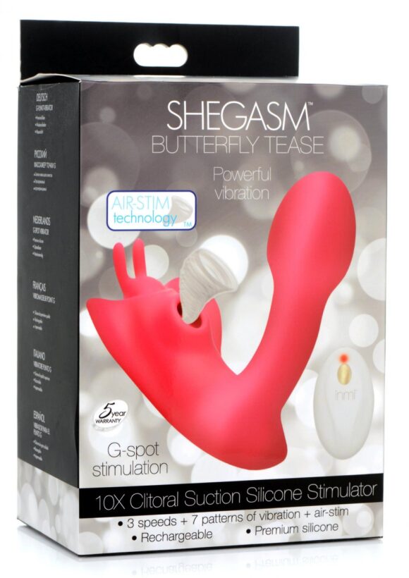 Butterfly Tease 10X Clitoral Suction Silicone Stimulator - Image 9