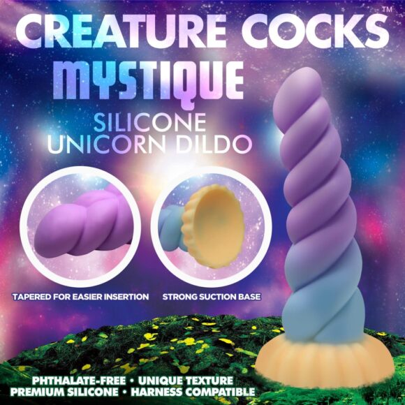 Mystique Silicone Unicorn Dildo - Image 3